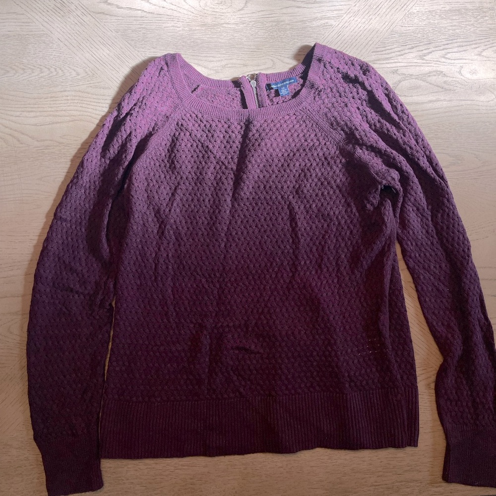 Burgundy sweater